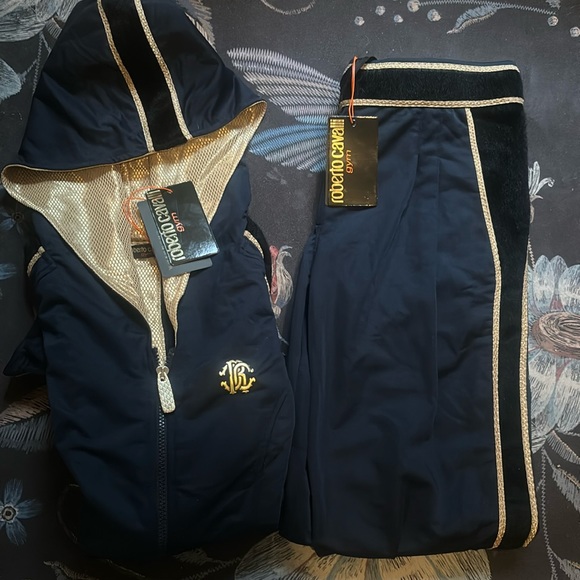 ‼️BNWT‼️ Roberto Cavalli Gym Full Tracksuit